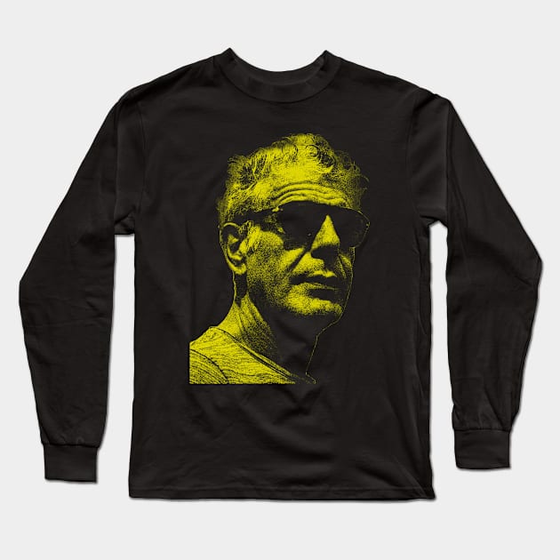 Anthony Bourdain Long Sleeve T-Shirt by Simple Craft Shop